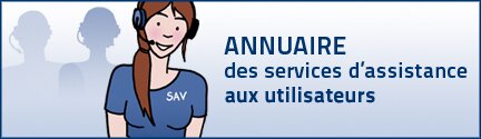 Annuaire des services assistance utilisateurs