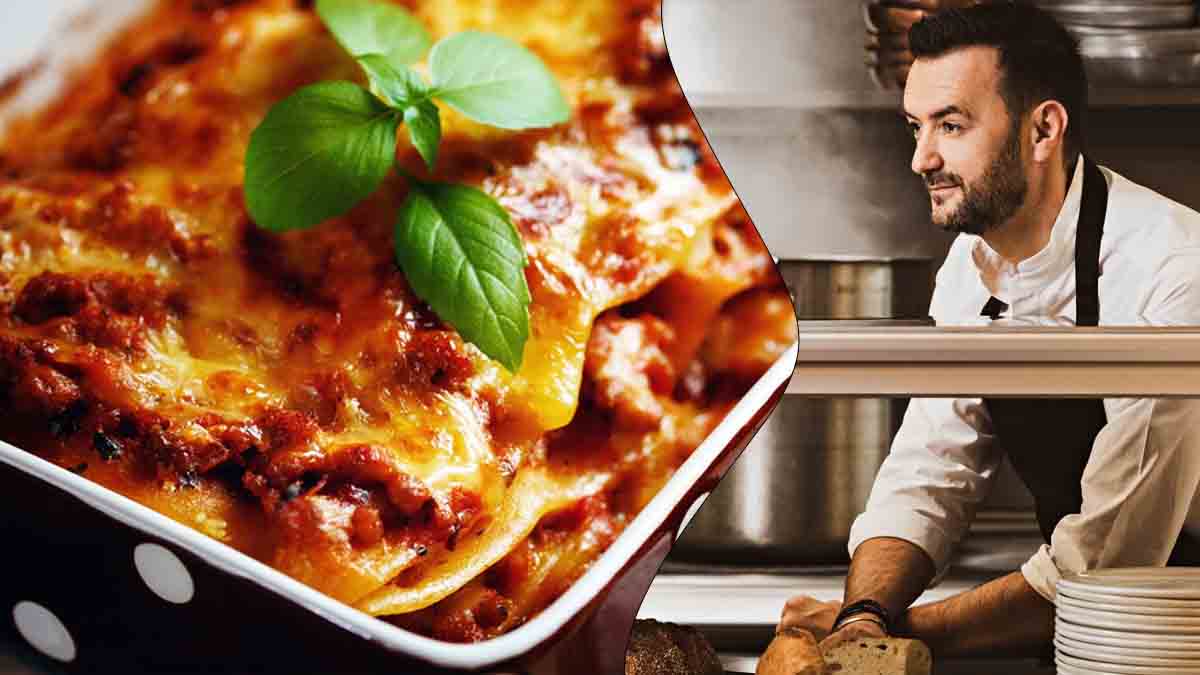 Le secret du chef Cyril Lignac pour rendre ses lasagnes à la bolognaise hyper succulentes